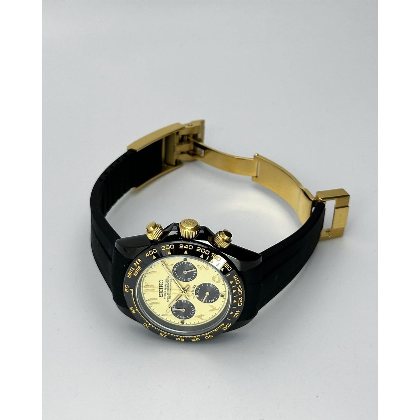 Daytona Arabic Yellow Mod (Rubber Strap)