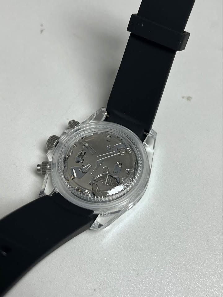 Daytona Clear Bezel Mod (Diamond Indices)
