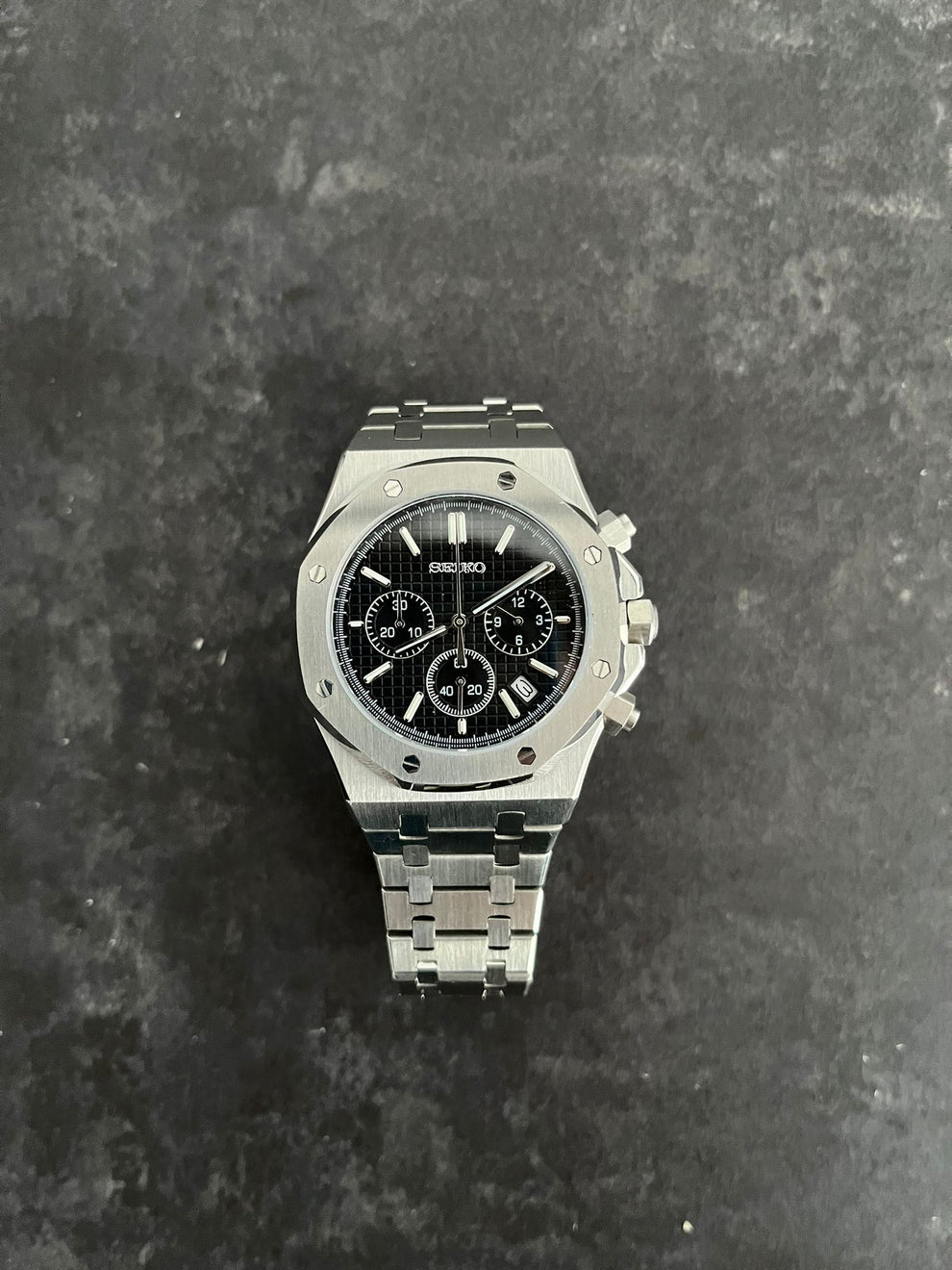 Royal Oak Steel Black Mod (Chronograph)