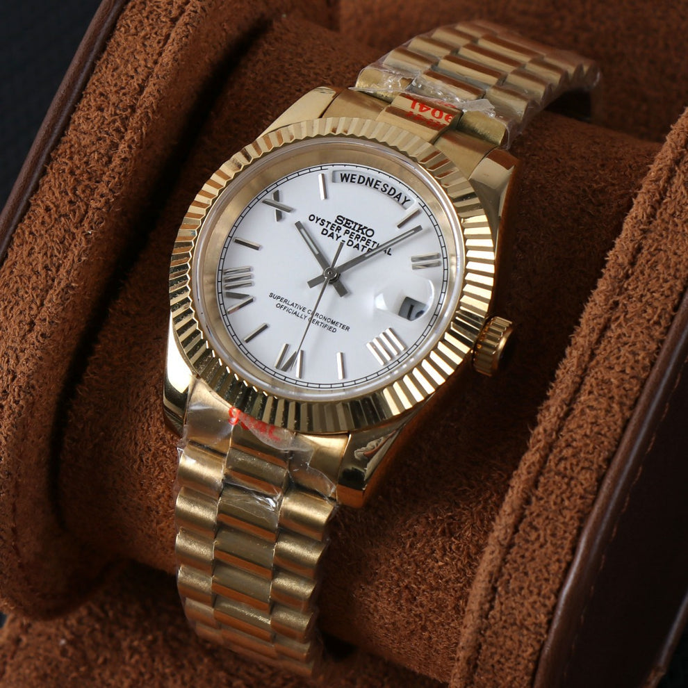 DayDate Gold White Mod