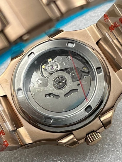 Nautilus Rose Gold Brown Mod (Diamond Bezel)