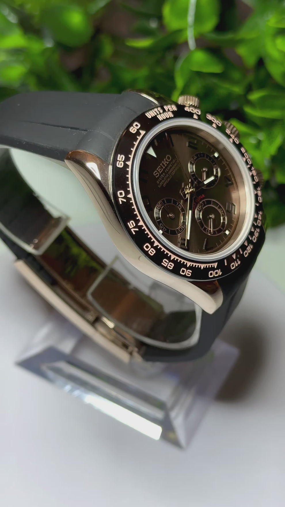 Daytona Black Rose Brown Mod (Numbered Dial)