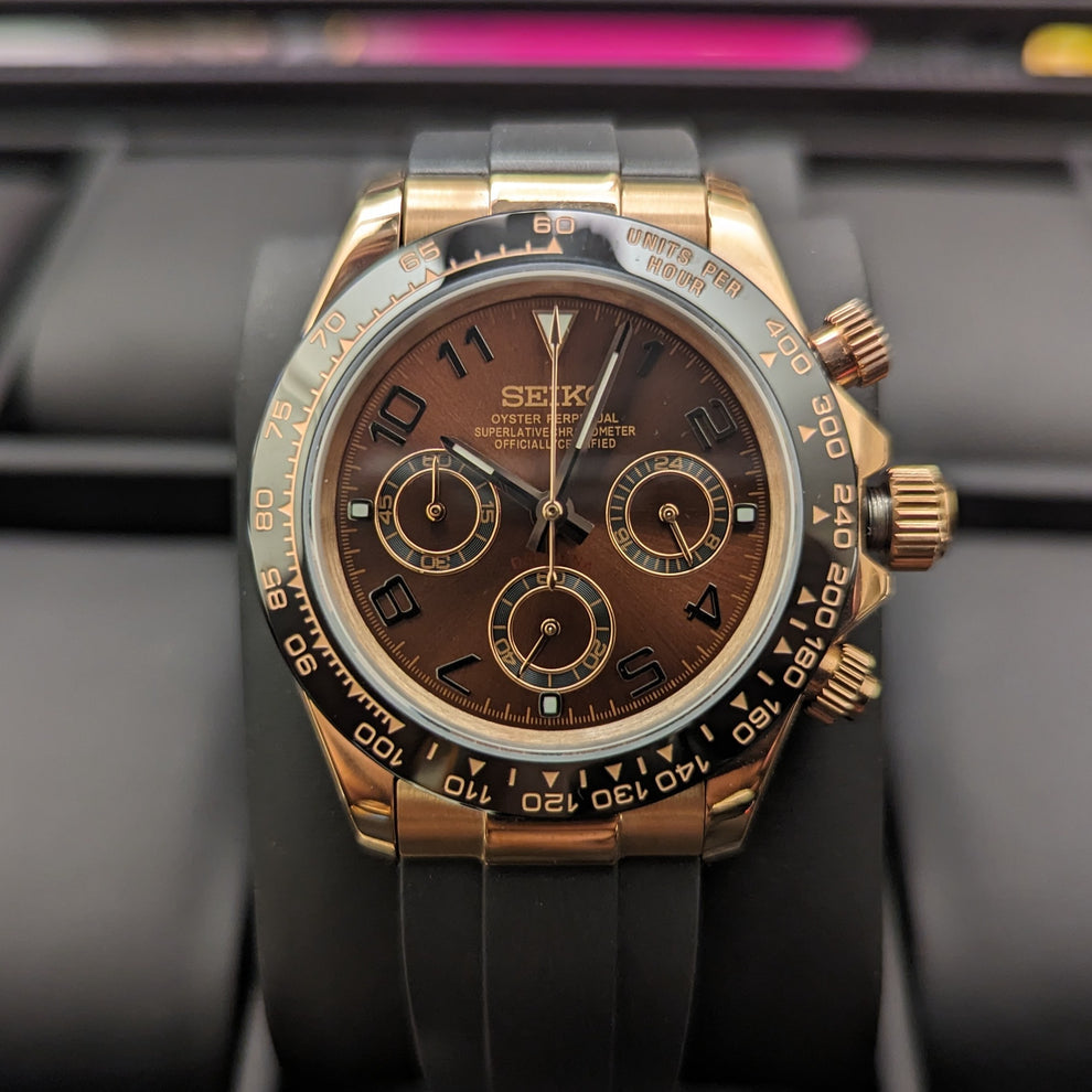 Daytona Black Rose Brown Mod (Numbered Dial)