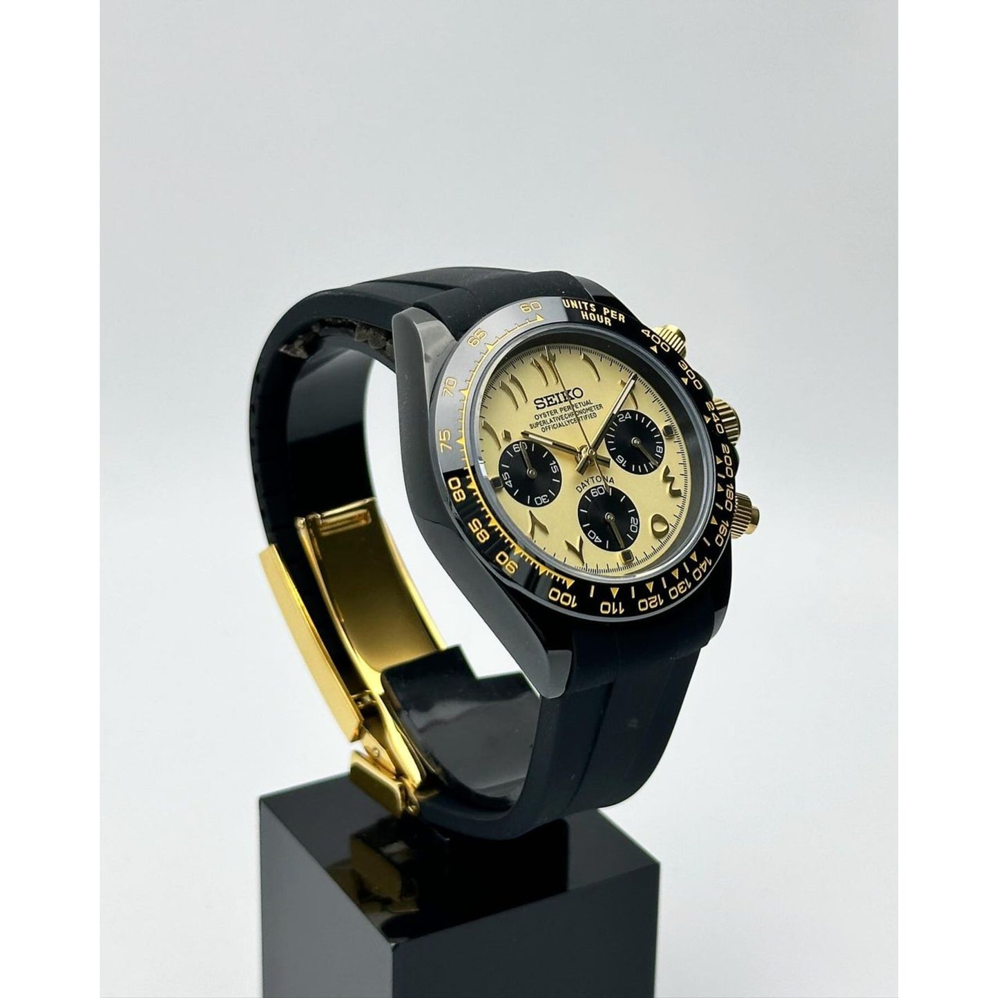 Daytona Arabic Yellow Mod (Rubber Strap)