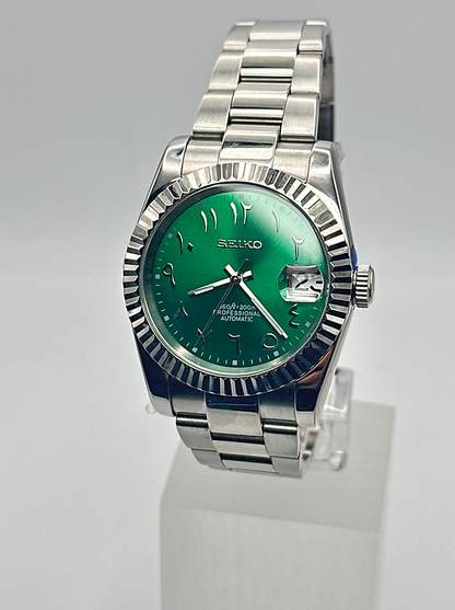 Datejust Steel Green Oyster Mod (Arabic)