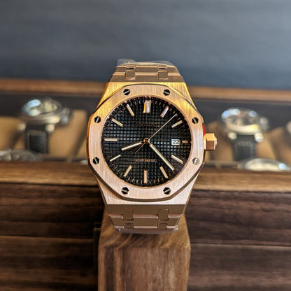 ROYAL OAK Rose Gold Black Mod