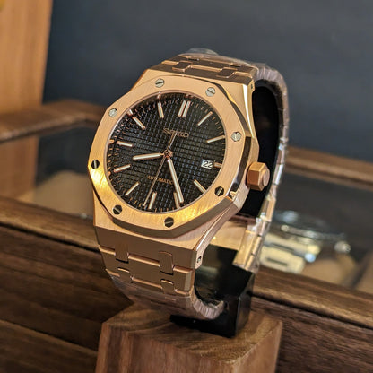 ROYAL OAK Rose Gold Black Mod
