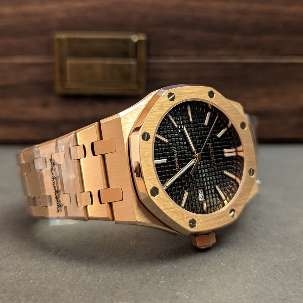 ROYAL OAK Rose Gold Black Mod