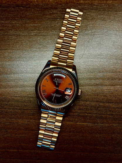 DayDate Roman Rose Chocolote Mod
