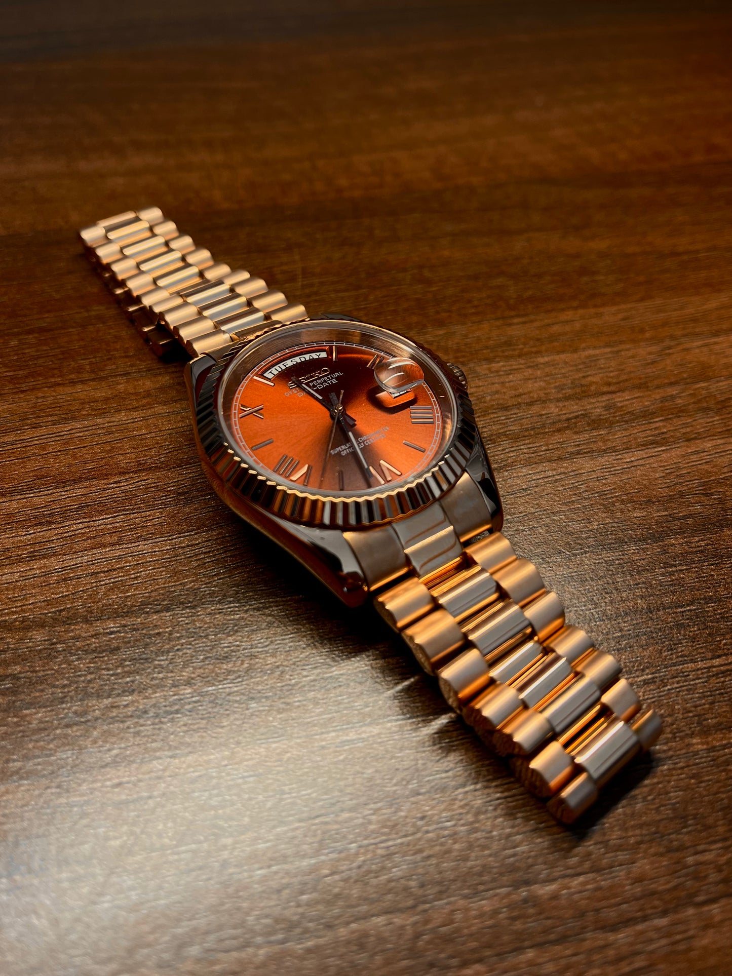 DayDate Roman Rose Chocolote Mod