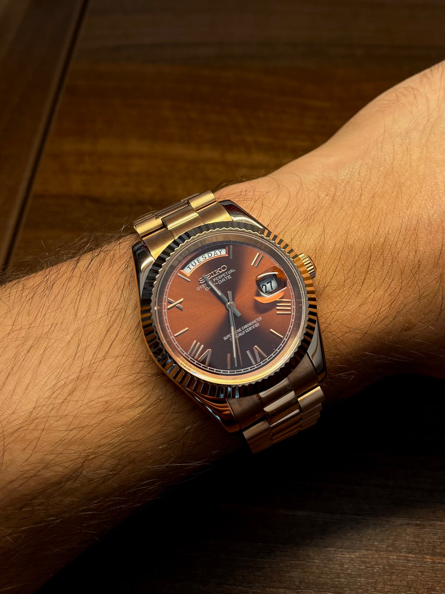 DayDate Roman Rose Chocolote Mod