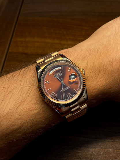 DayDate Roman Rose Chocolote Mod