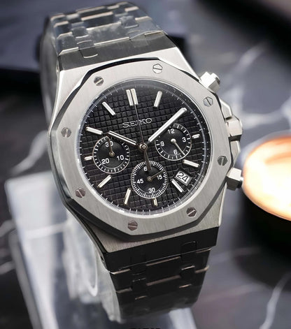 Royal Oak Steel Black Mod (Chronograph)