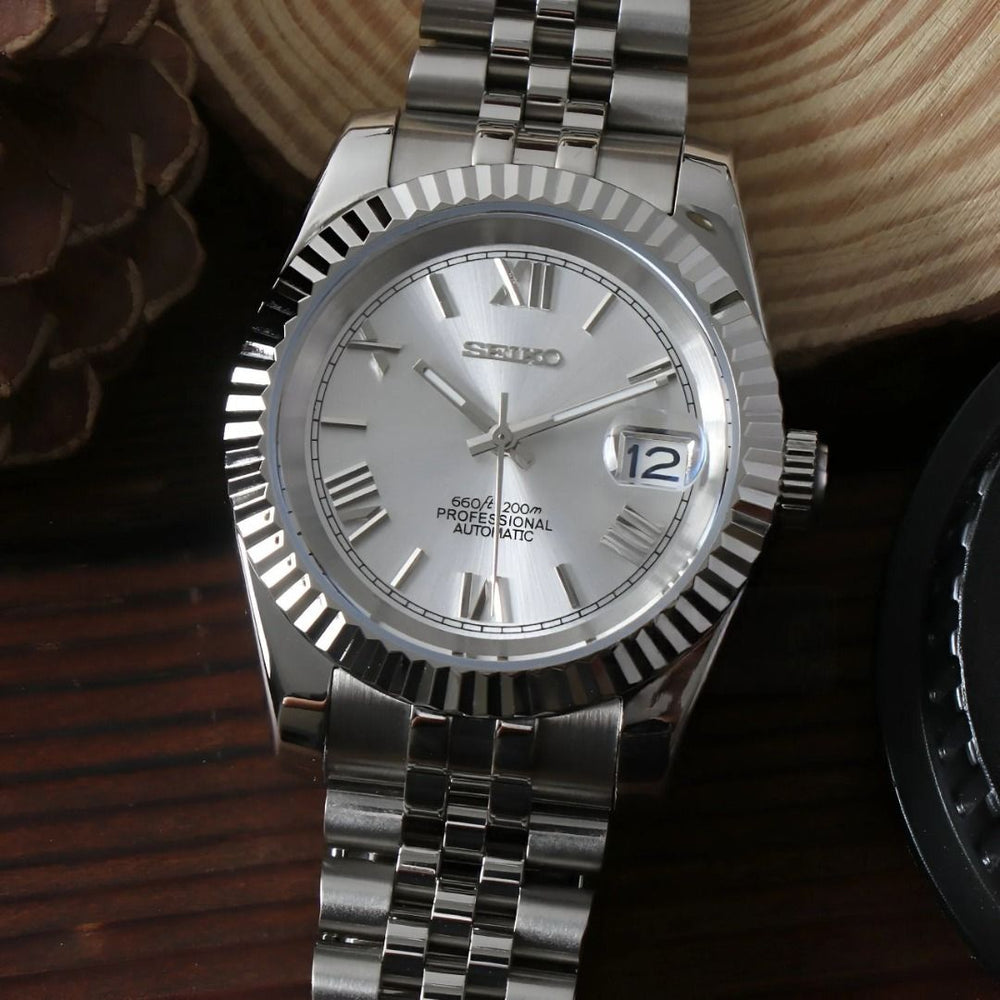 Datejust White Roman Mod
