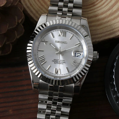 Datejust White Roman Mod