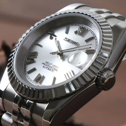 Datejust White Roman Mod