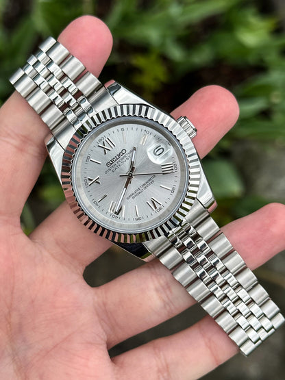 Datejust White Roman Mod