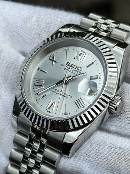 Datejust White Roman Mod