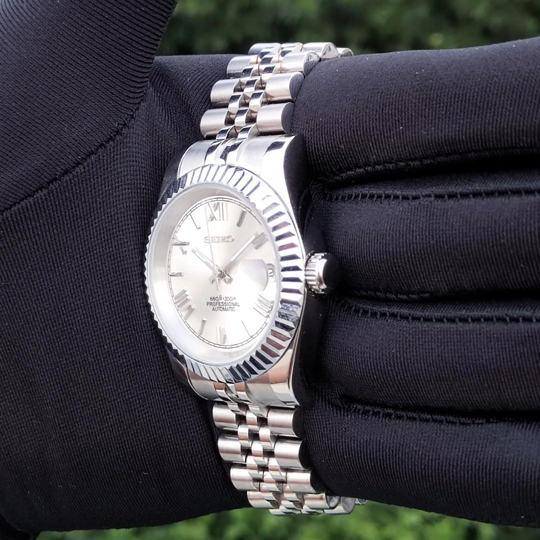 Datejust White Roman Mod