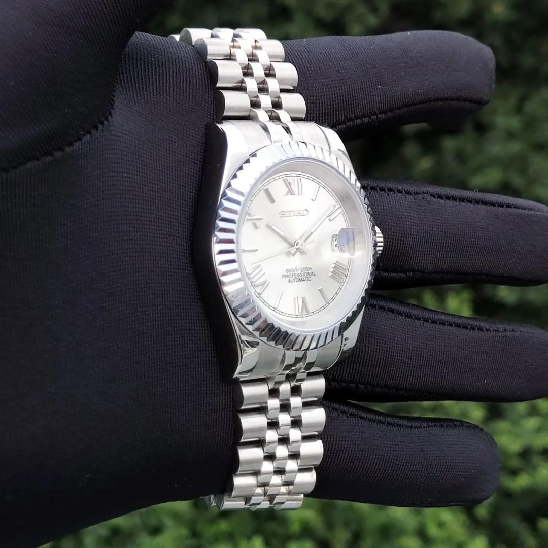 Datejust White Roman Mod