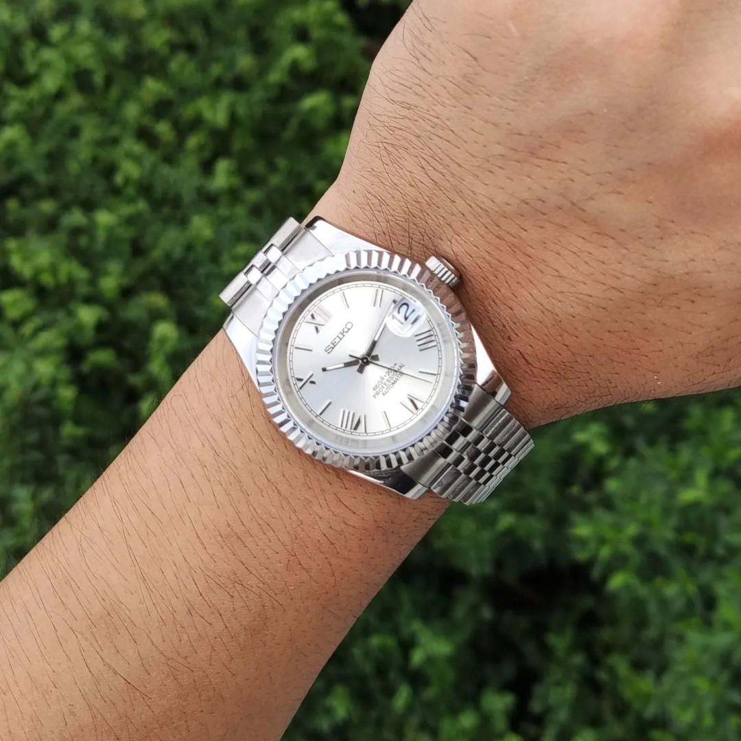 Datejust White Roman Mod