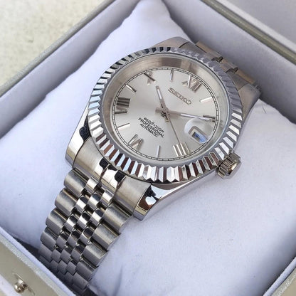 Datejust White Roman Mod
