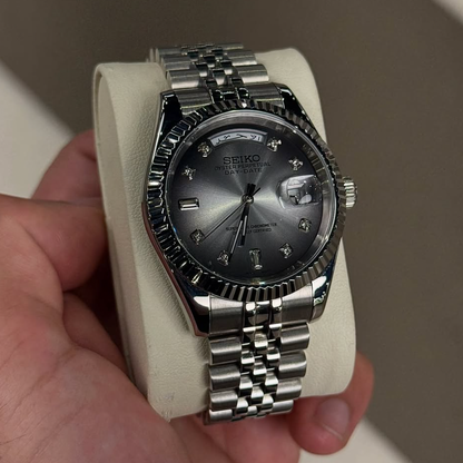 DayDate Dark Grey Mod (Diamond Indices)