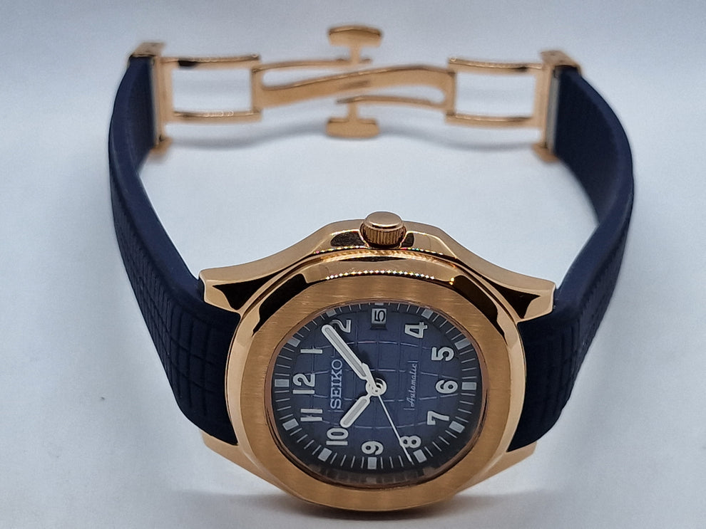 Aquanaut Blue Rose Gold Mod