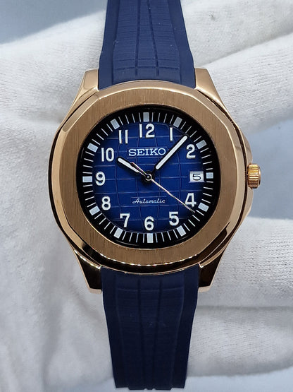 Aquanaut Blue Rose Gold Mod