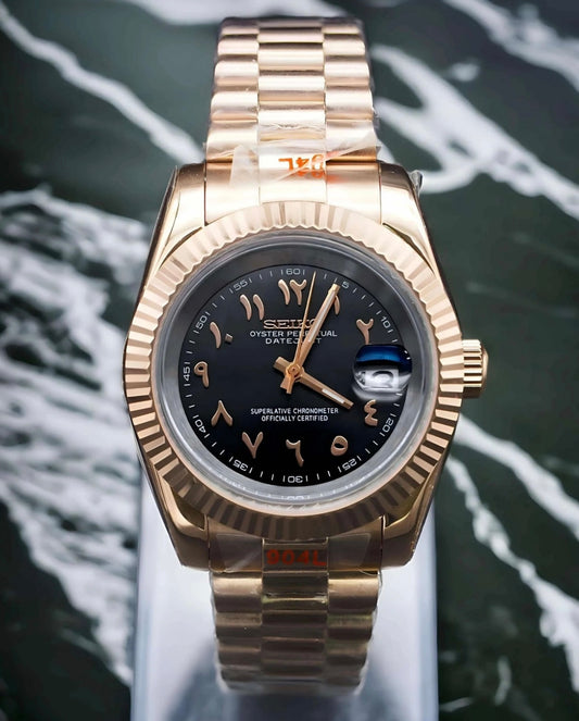Datejust Rose Black Mod (Arabic)